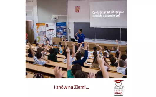 Studenci ŁUD w czasie ostatniego wykładu w semestrze letnim 2024