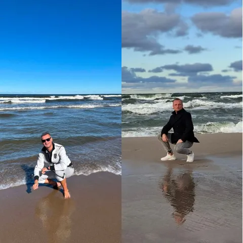 Piotr Malesa i Łukasz Pastusiak nauczyciele geografii